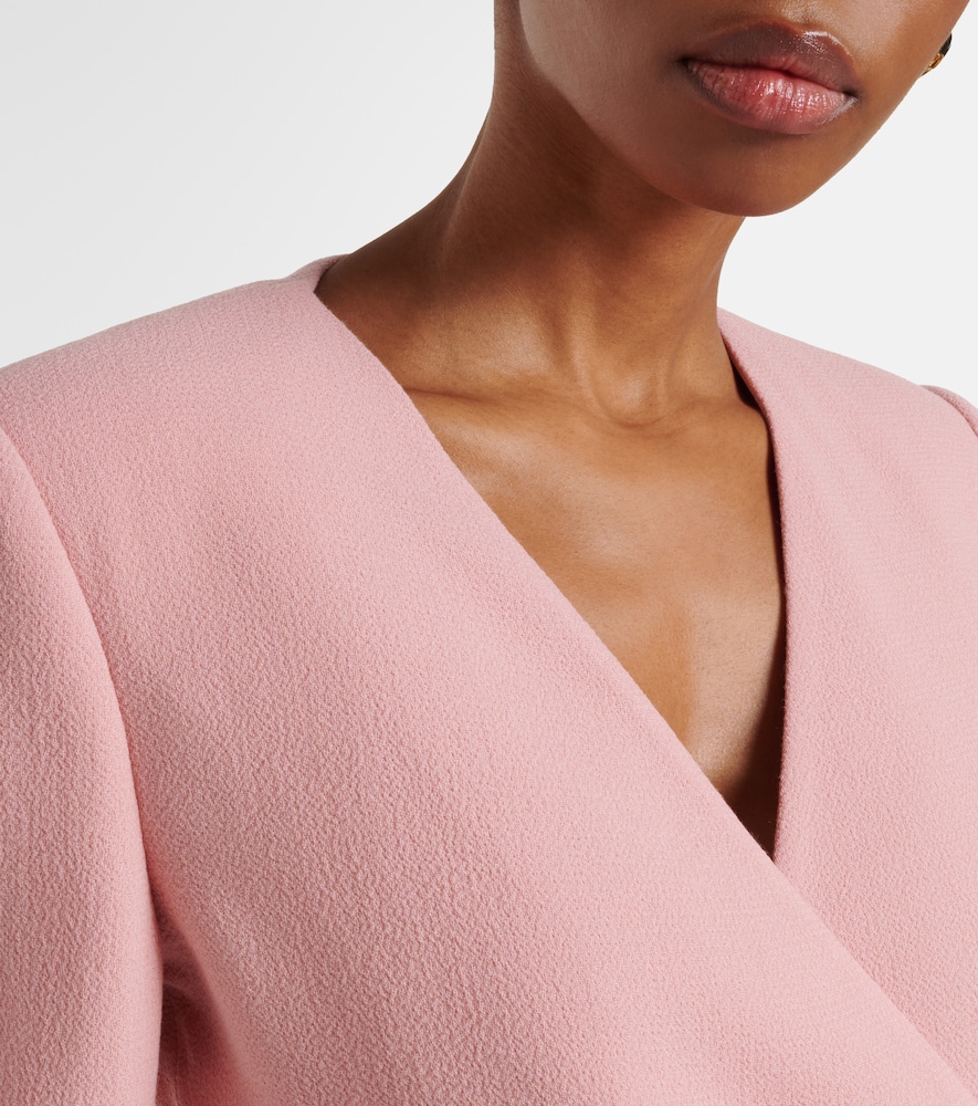 Virgin wool crêpe jacket