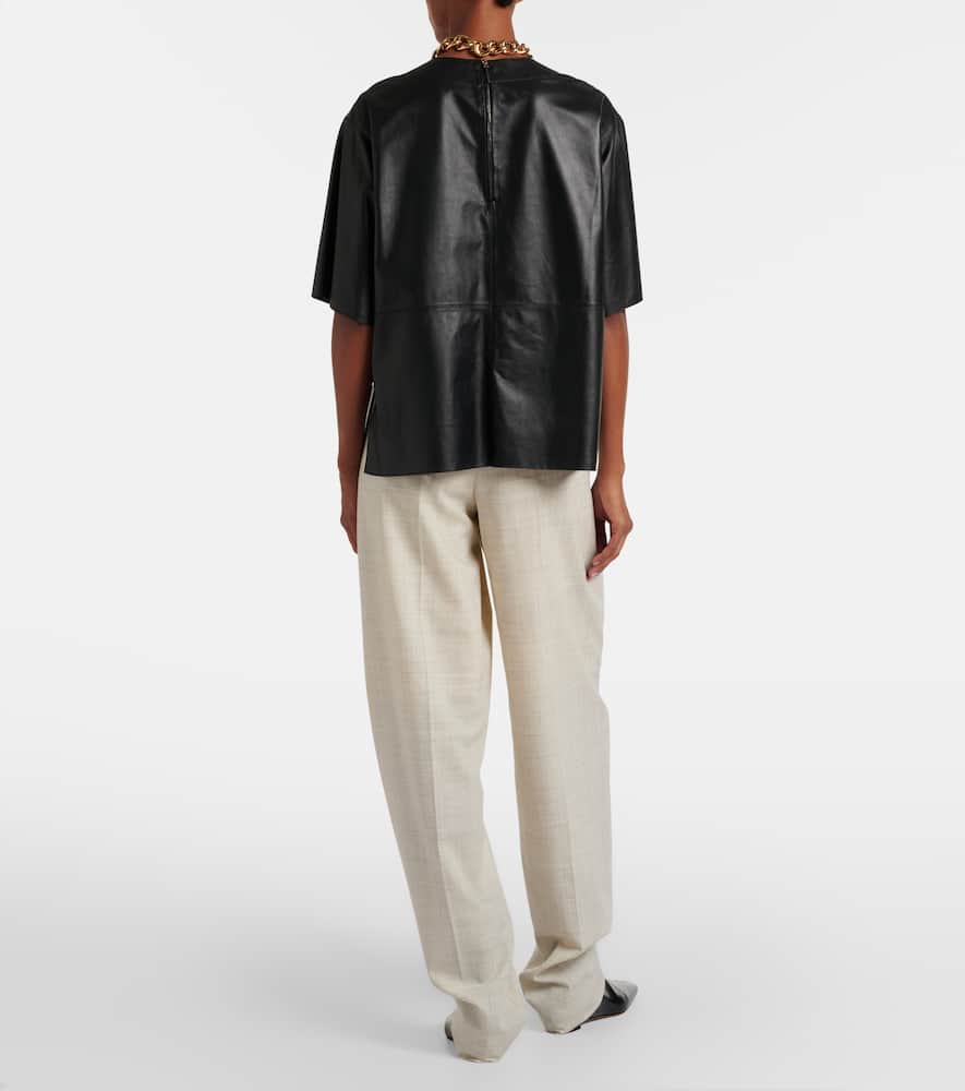 Tanjic leather top