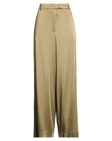 Woman Pants Khaki Size 6 Acetate, Viscose