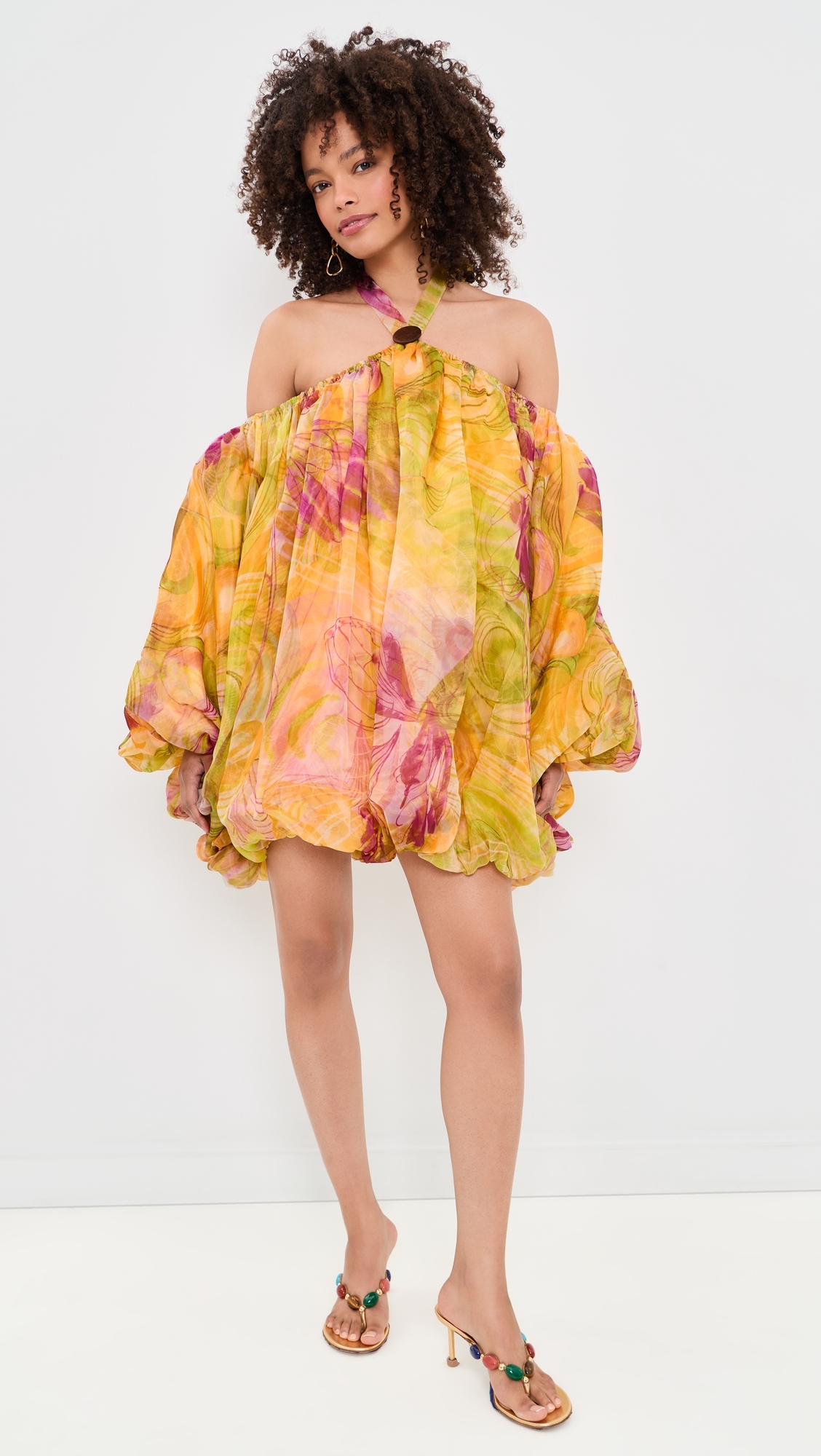 Bayo Bubble Dress Vibra Print