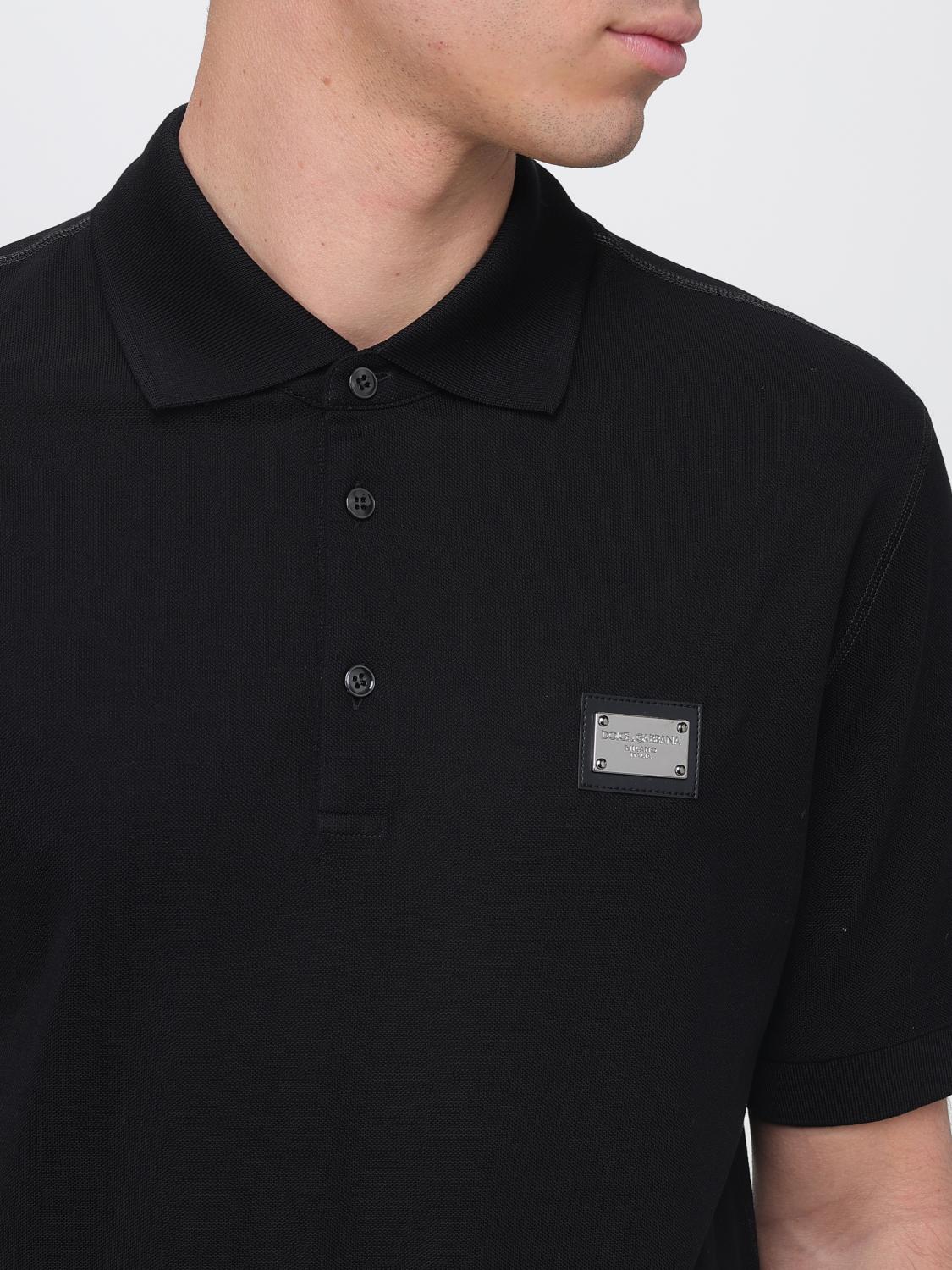 Polo Shirt Men color Black