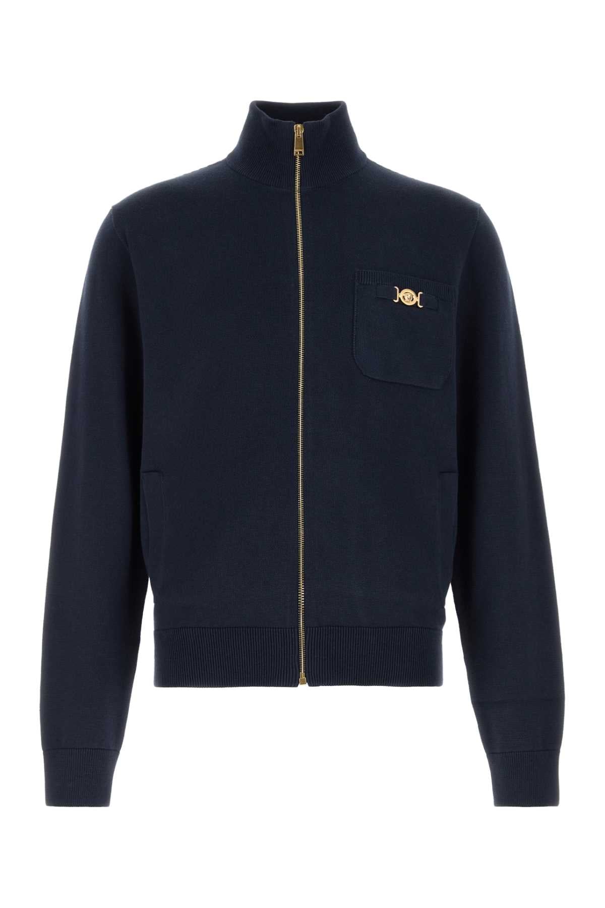 Sweater Cardigan — Navy