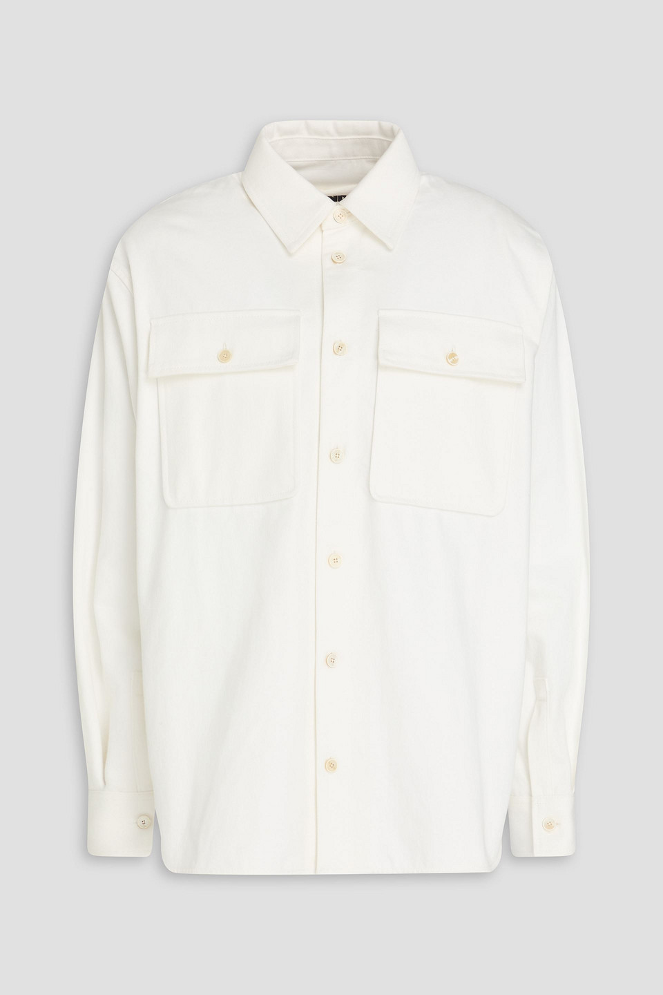 Cotton-twill shirt - White - XL
