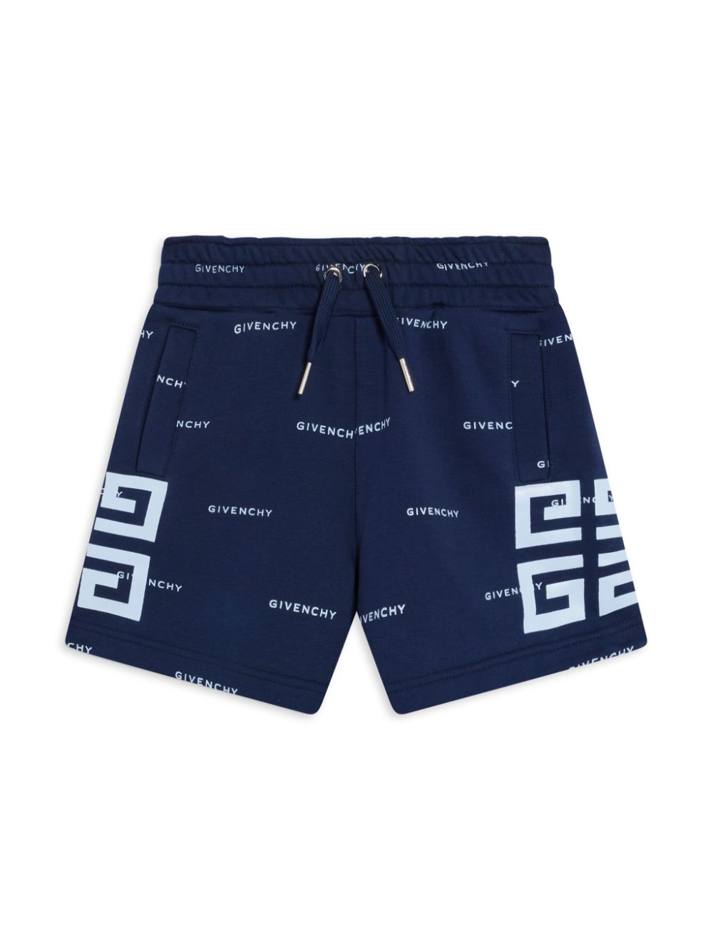 Logo-print shorts - Blue