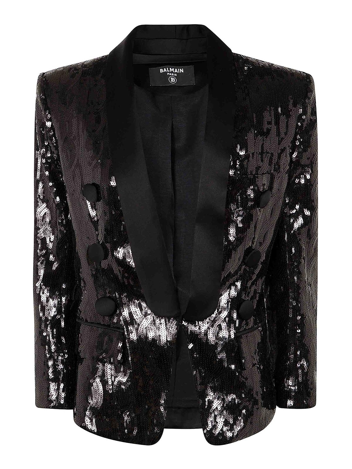Sequinned Collared Blazer
