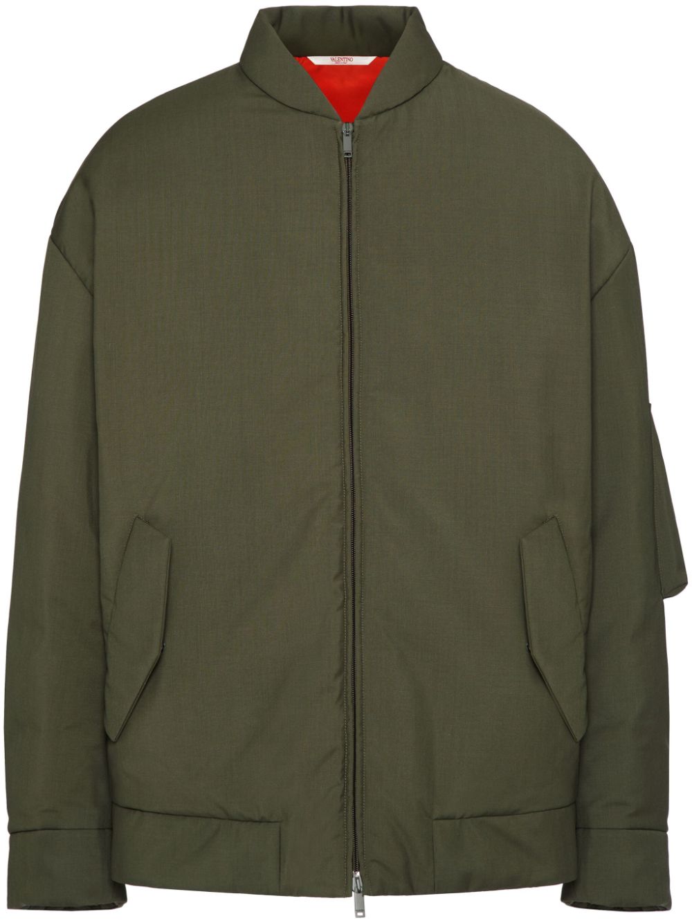 Down bomber jacket - Green