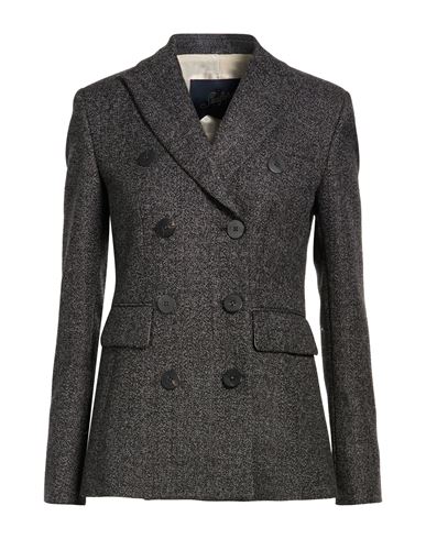 Woman Blazer Black Size 4 Virgin Wool