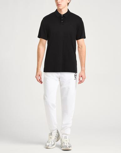 Man Polo shirt Black Size S Cotton