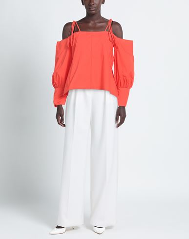 Woman Top Orange Size 6 Cotton