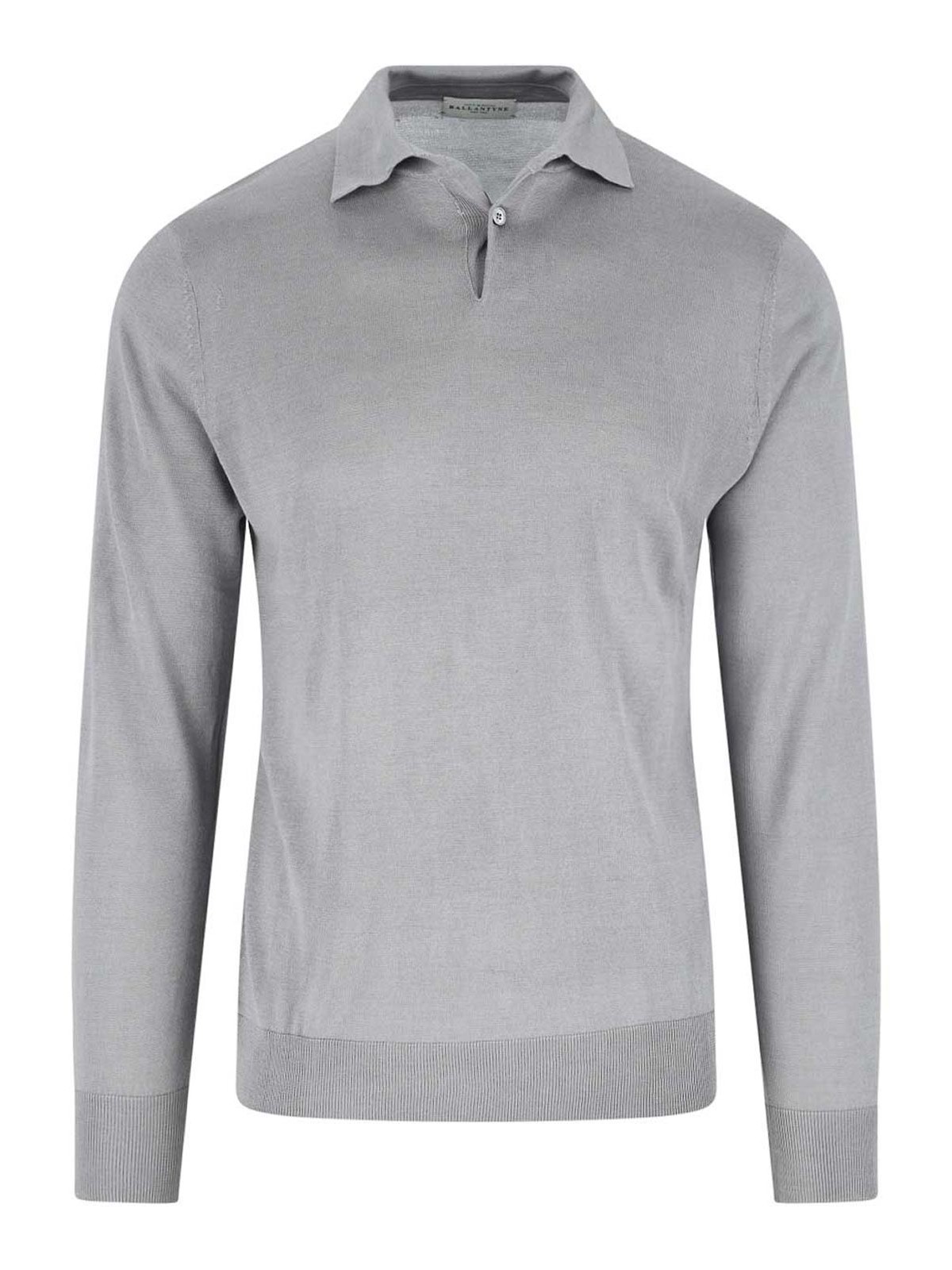 Silk and cashmere polo shirt