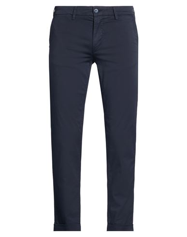 Re_hash Man Pants Navy Size 30 Cotton, Elastane