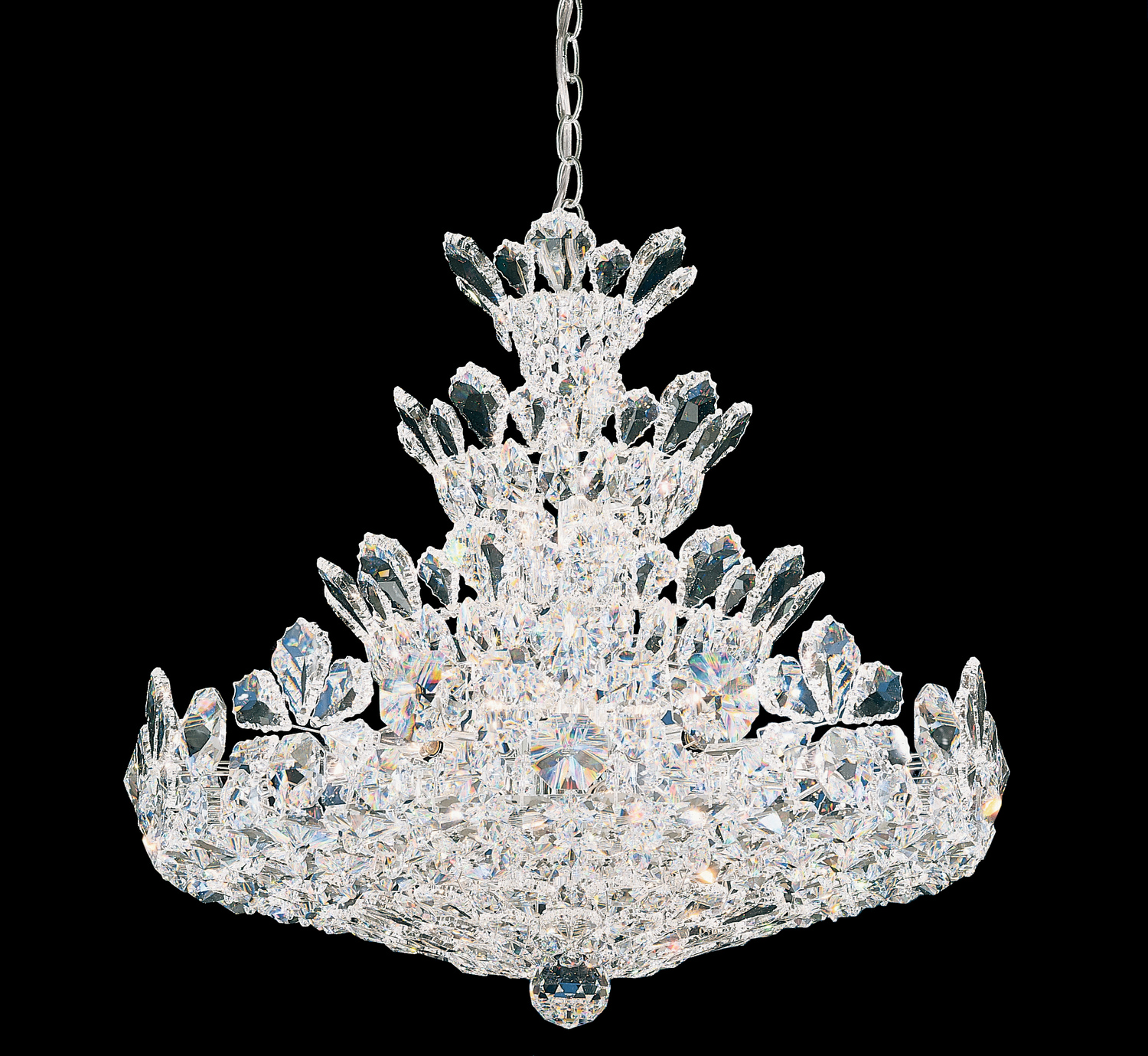 Trilliane 24-Light Chandelier in Stainless Stee