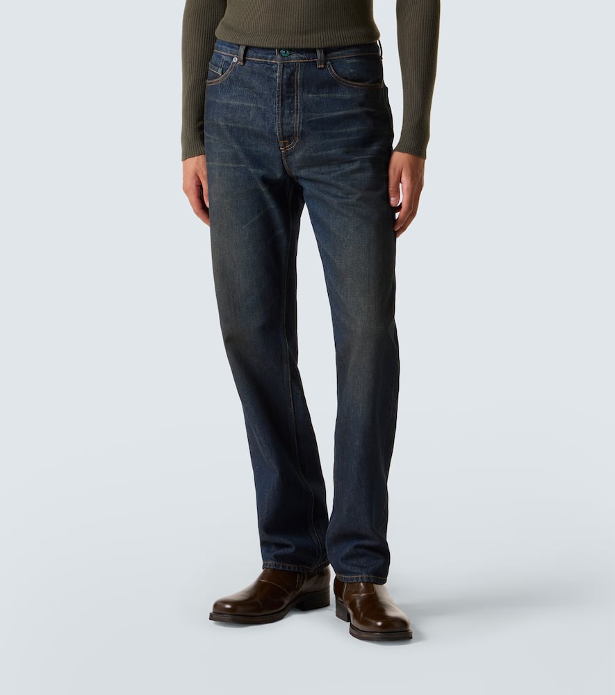 Mid-rise slim jeans
