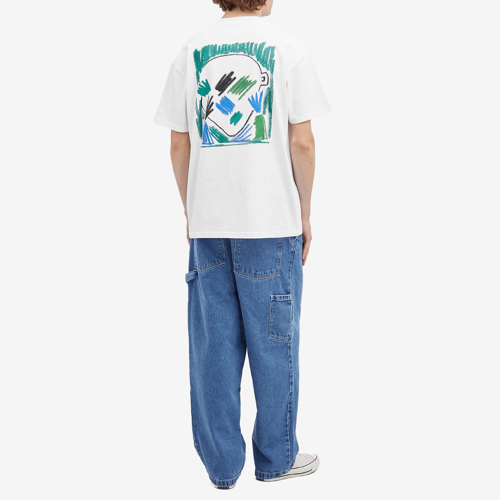 Polar Skate Co. Men's Portrait T-Shirt in White