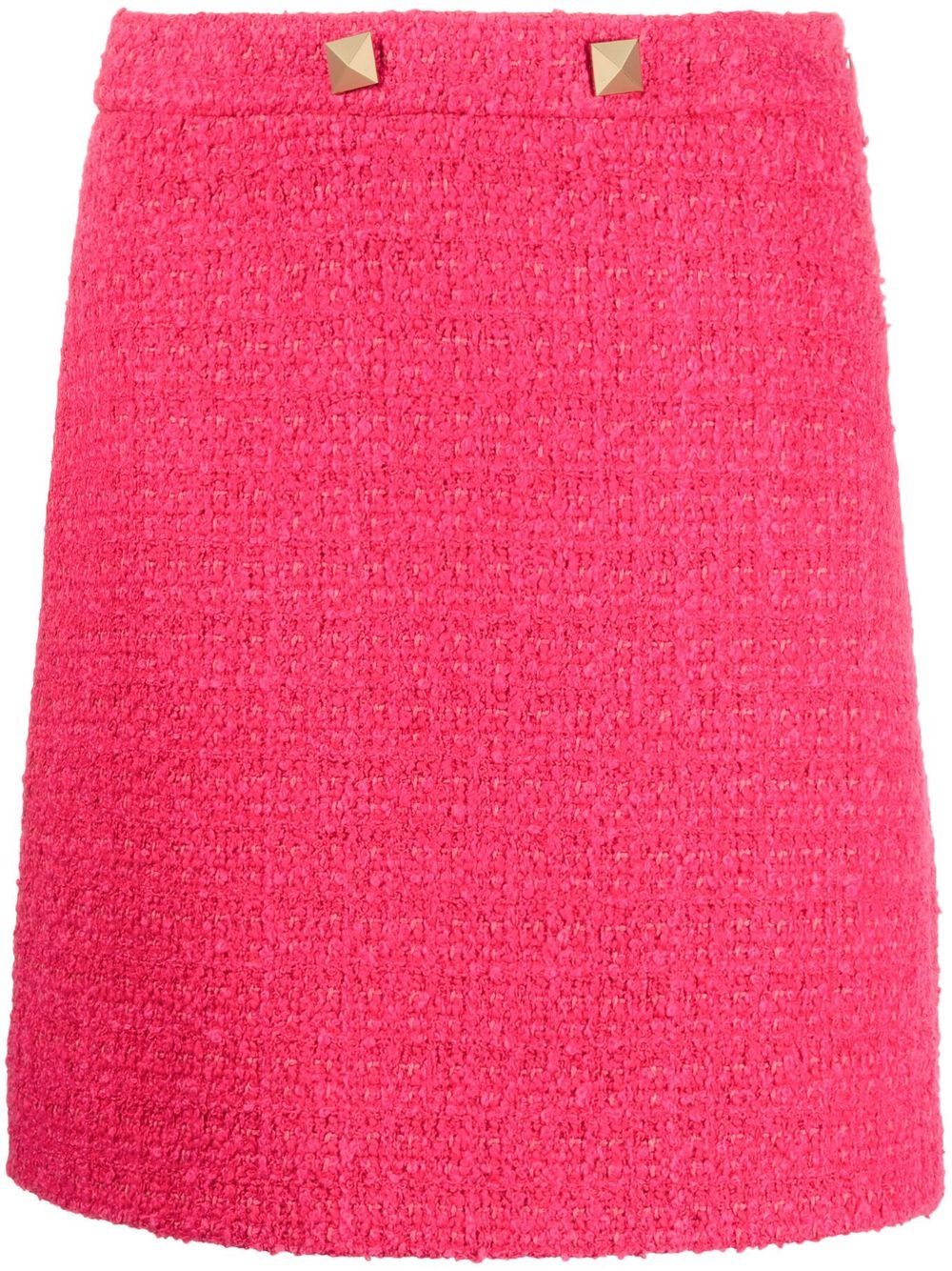 Tweed mini skirt - Pink