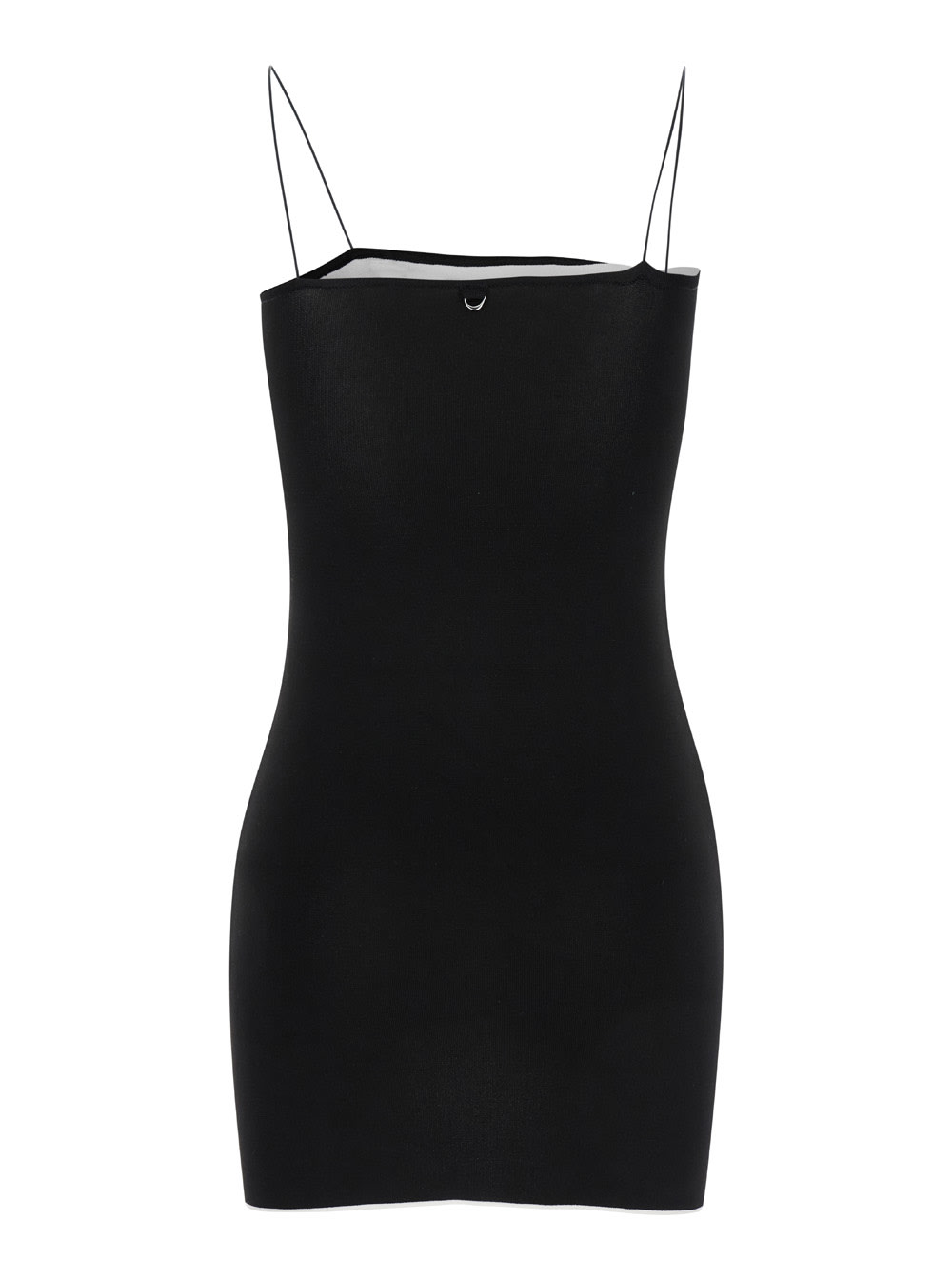 Black La Mini Robe Aro Mini Dress In Viscose Woman