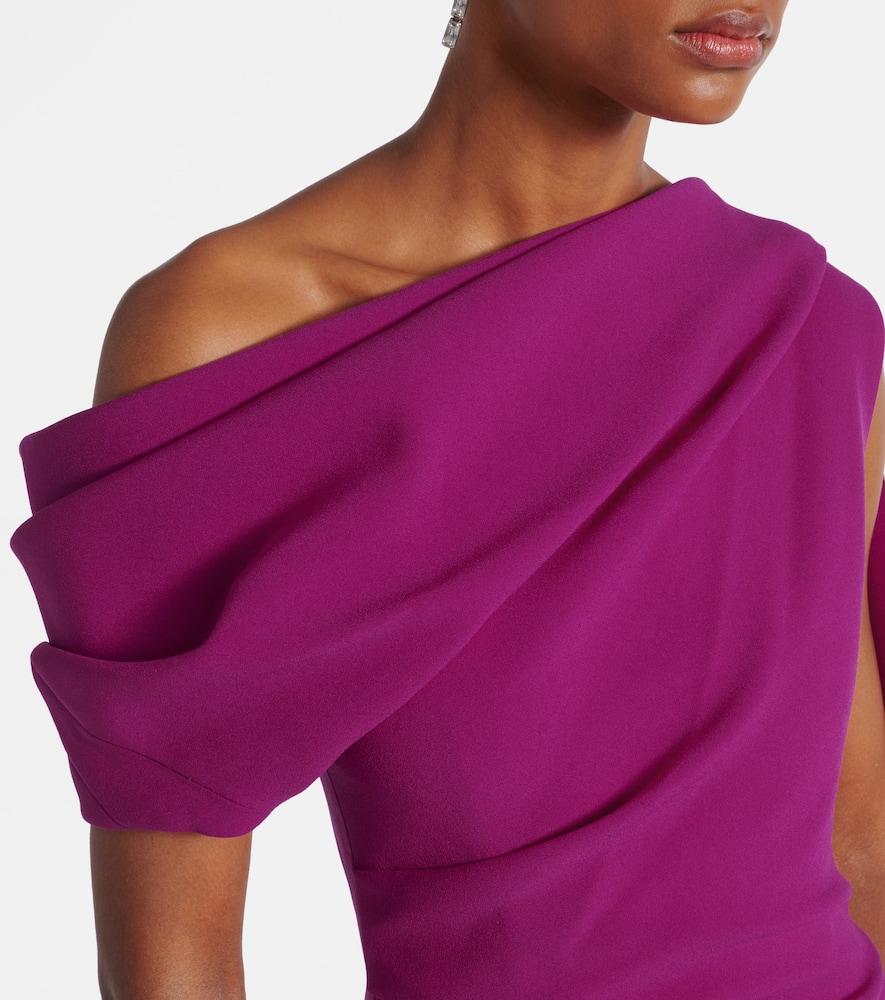 Roksanda Maite draped crêpe gown