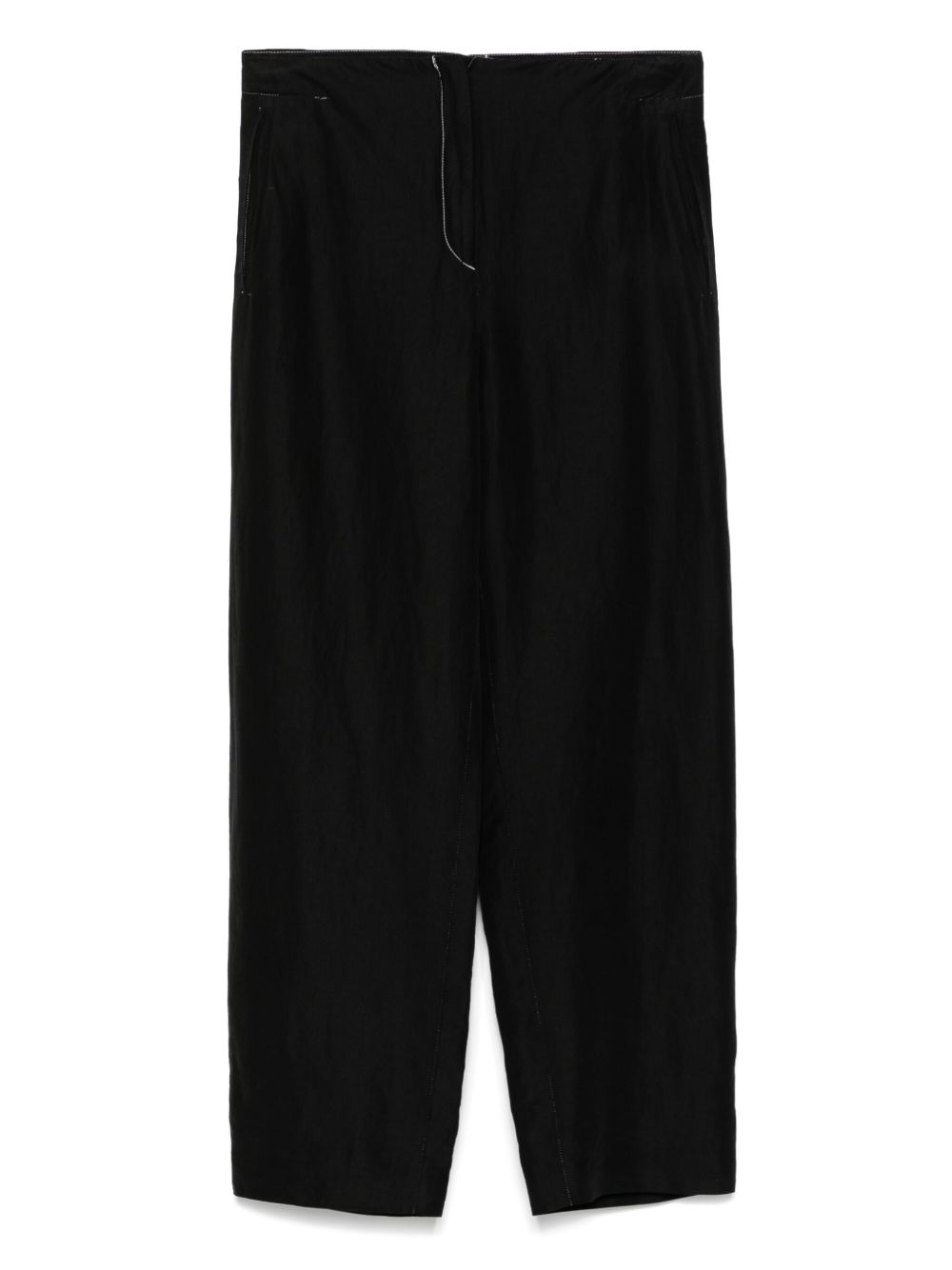 Giorgio Armani Pre-Owned 2000 drawstring trousers - Black