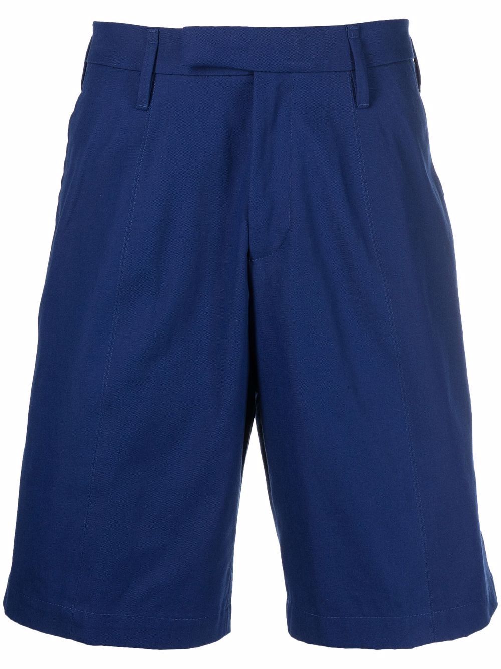 Mid-rise Bermuda shorts - Blue