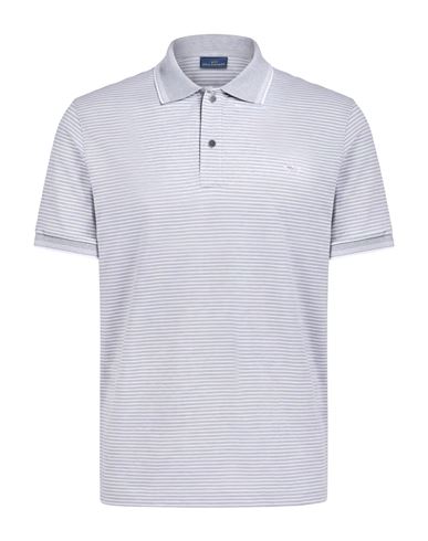 Man Polo shirt Light grey Size 3XL Cotton