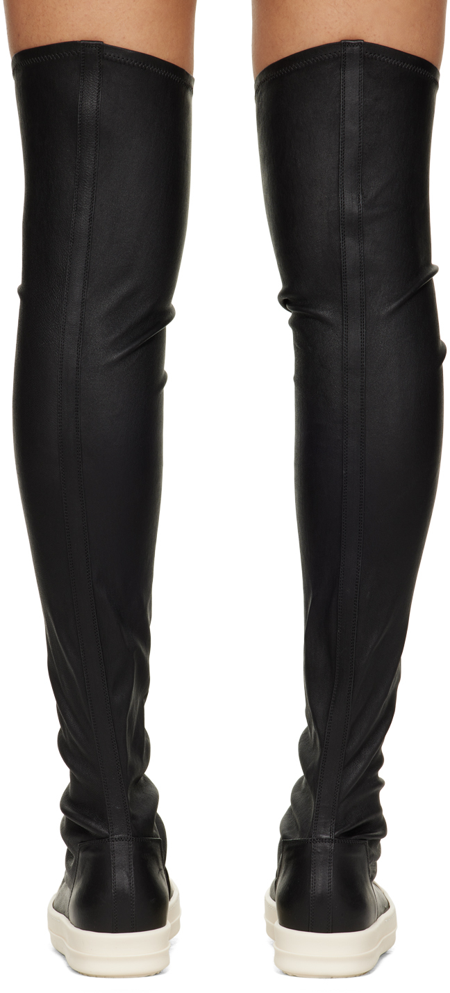 Black Stocking Sneaks Boots