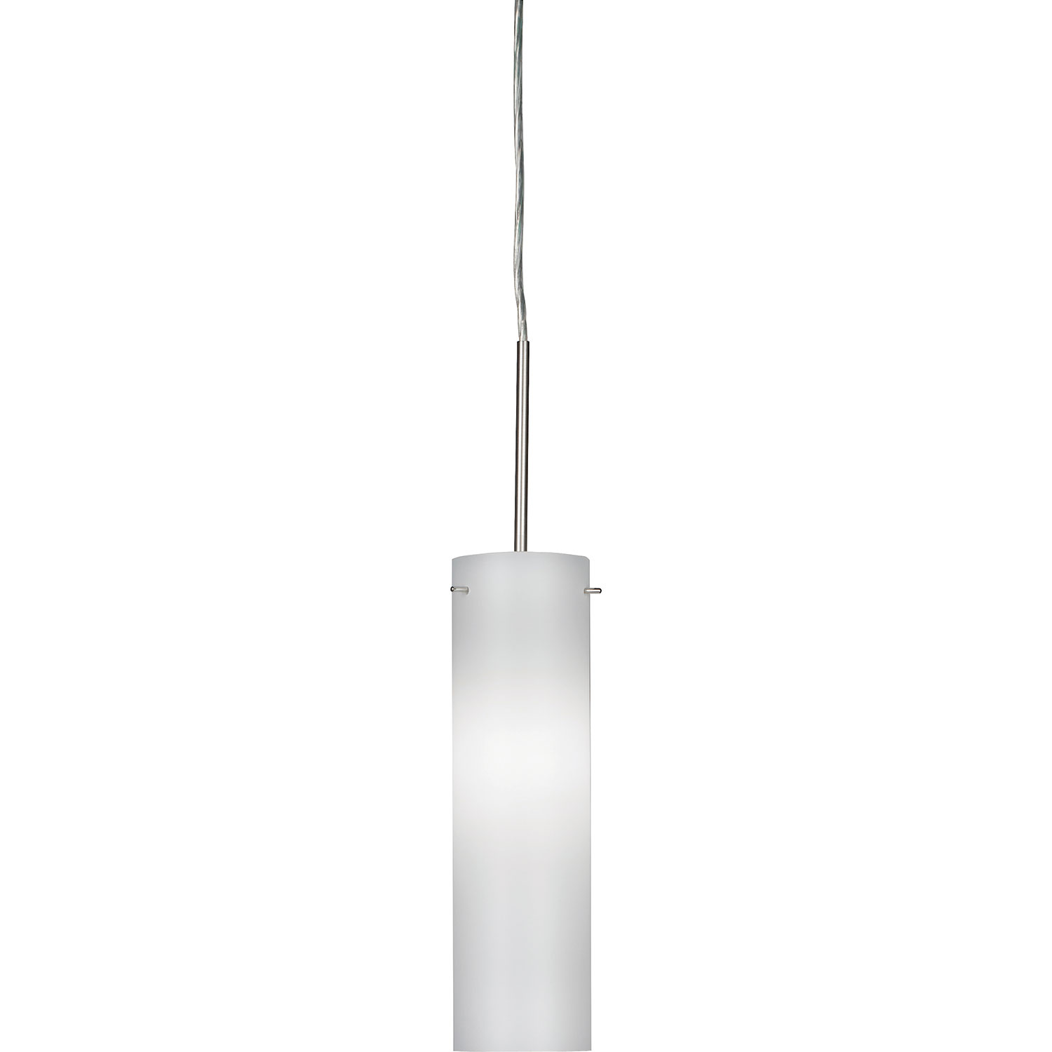 Soho LED Pendant in Satin Nicke