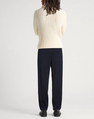 Man Pants Midnight blue Size 42 Cotton, Cashmere, Silk, Polyamide, Elastane