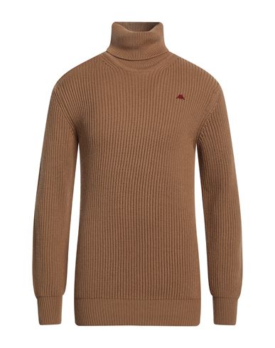Robe Di Kappa Man Turtleneck Camel Size M Wool, Acrylic