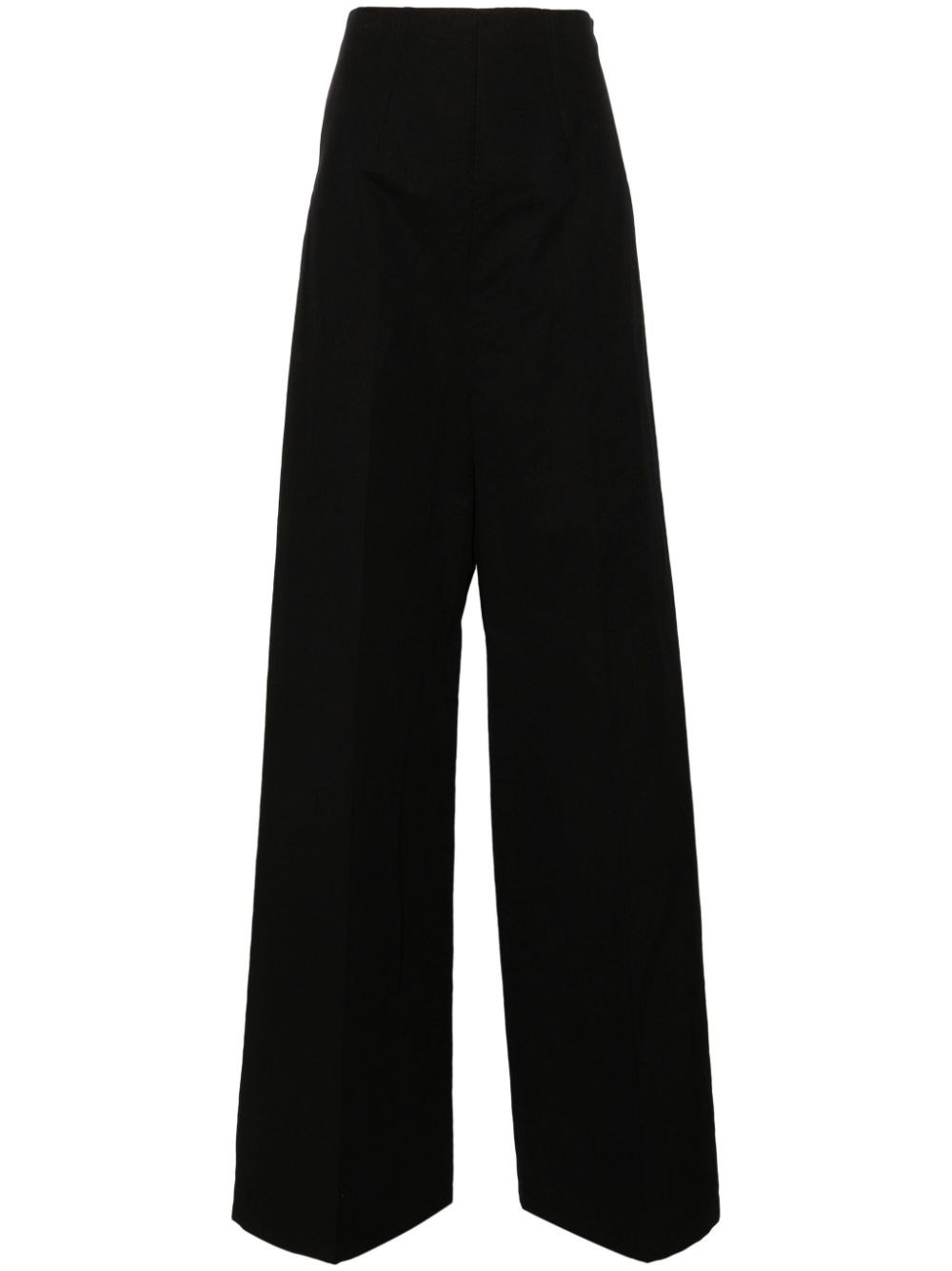 High Waist Straight Leg Trousers