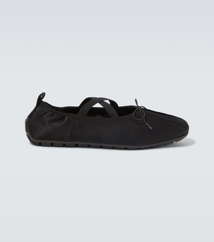 Simone Rocha Grip satin ballet flats