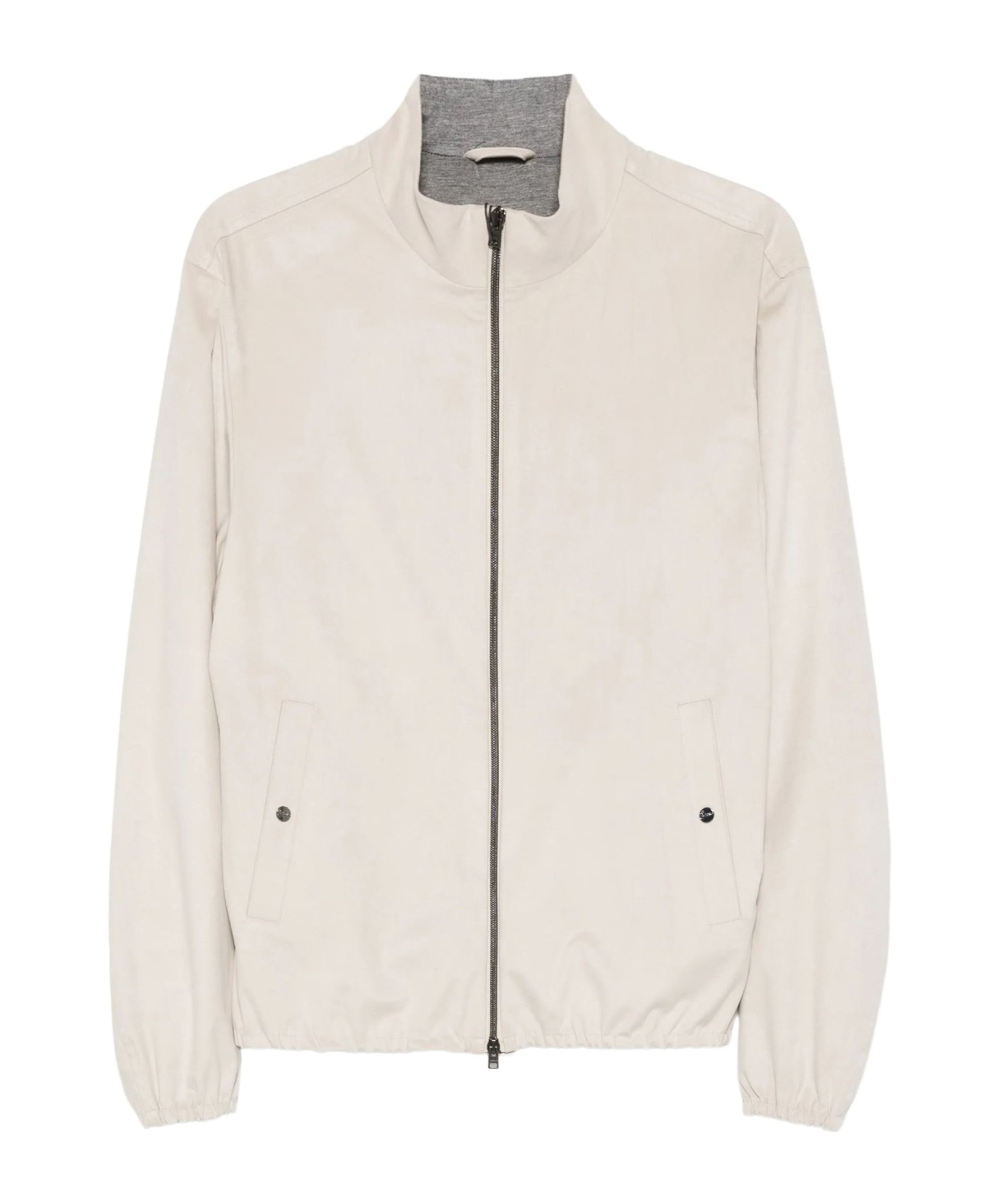Zip-up long-sleeve jacket