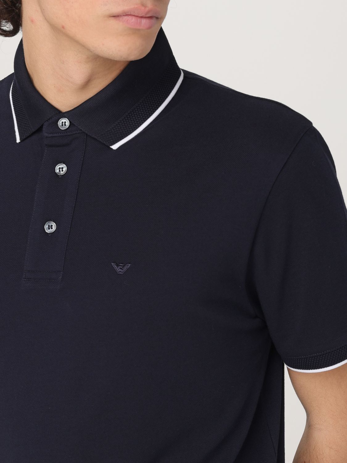 Polo Shirt Men color Blue