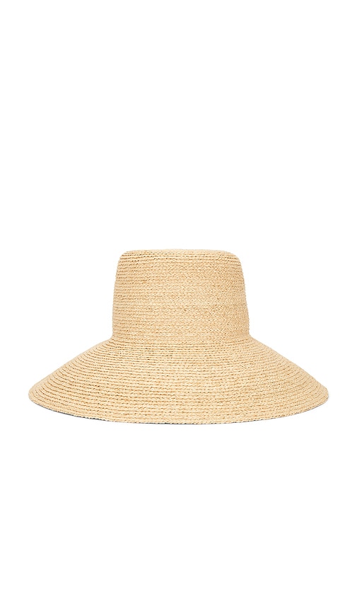 Gigi Pip Jolie Wide Boater Hat in Nude. - 61 also