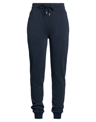 Woman Pants Midnight blue Size XL Cotton, Polyester