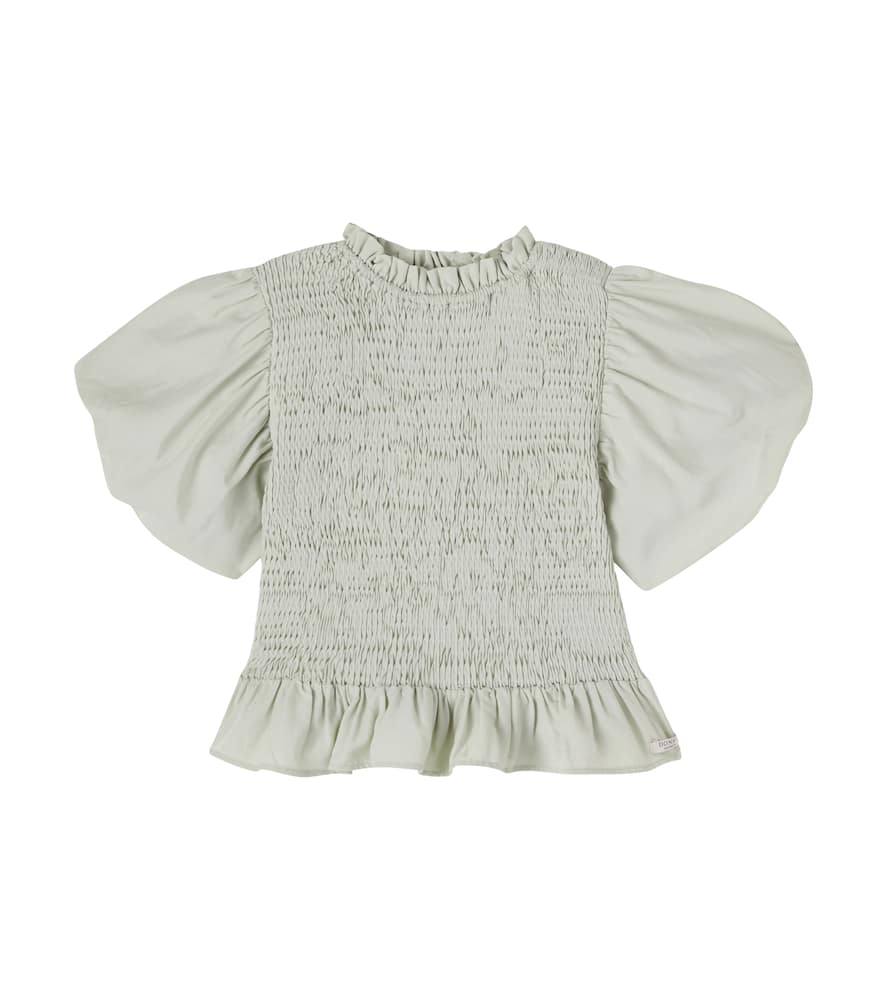 Sorien ruffled shirred top