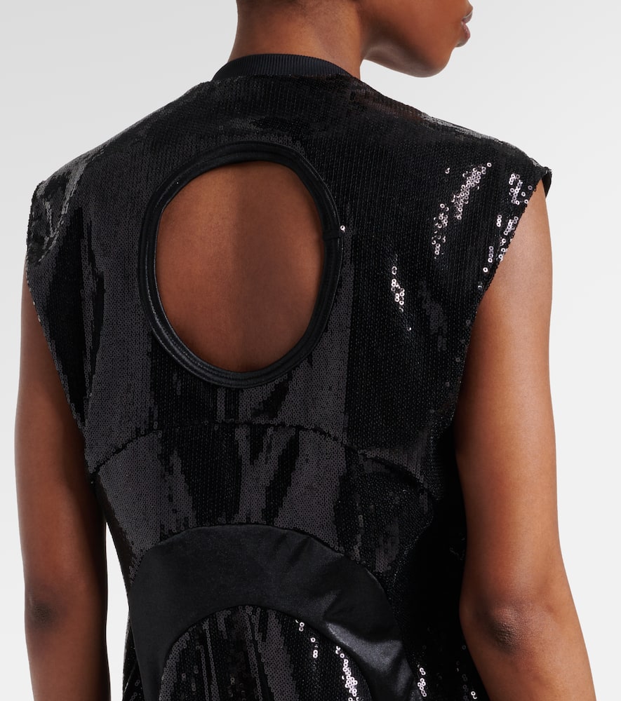 Sequined midi dress