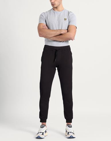Man Pants Black Size M Cotton, Elastane