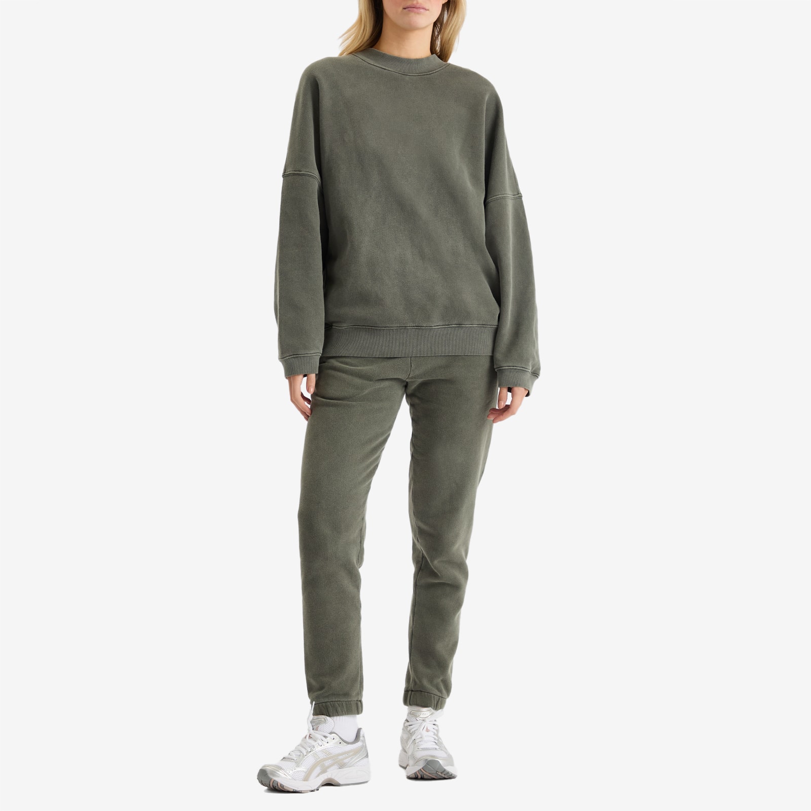 Women's Oversized Crew Sweatshirt in Washed Sage