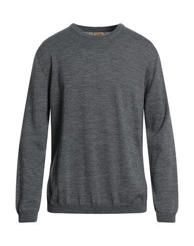 Man Sweater Grey Size 3XL Merino Wool, Acrylic