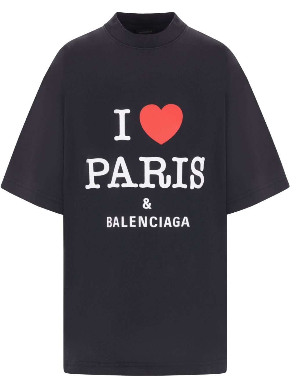 I Love Paris & T-shirt - Black