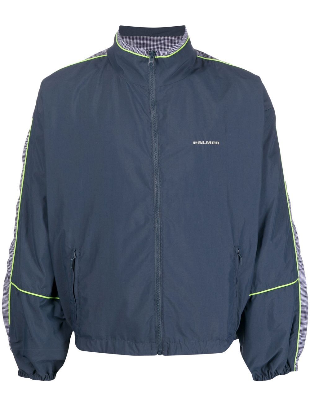 Lightweight zipped bomber jacket - Blue