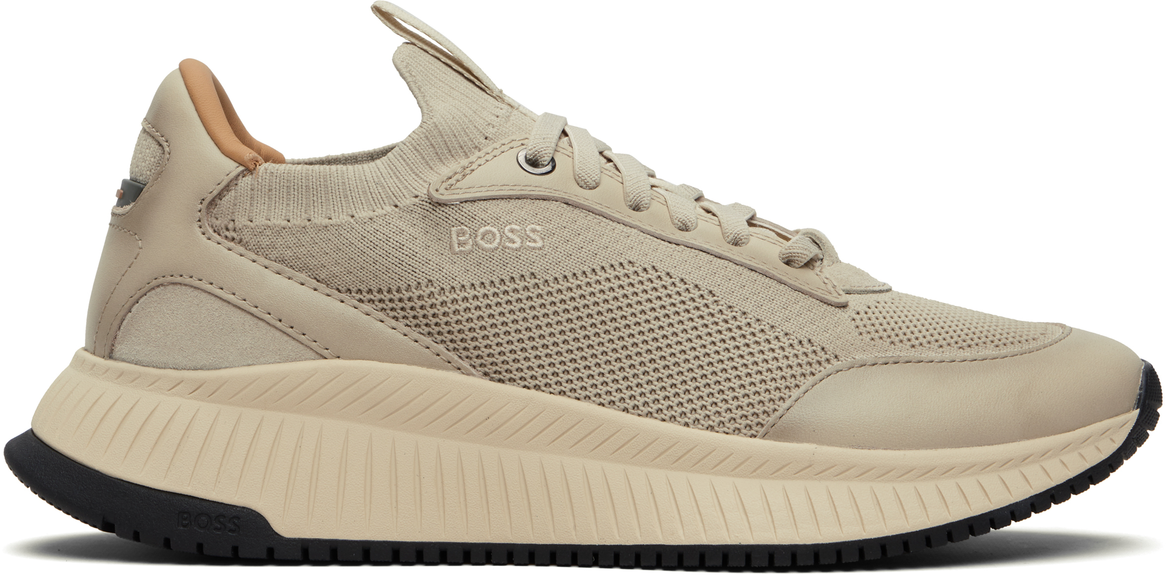 Beige TTNM EVO Knitted Upper Sneakers