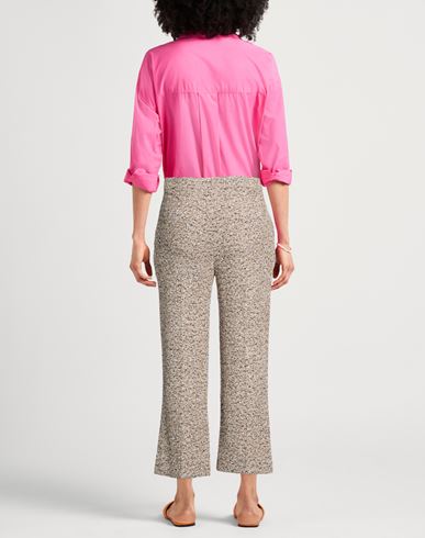 Woman Pants Beige Size 12 Virgin Wool, Cashmere