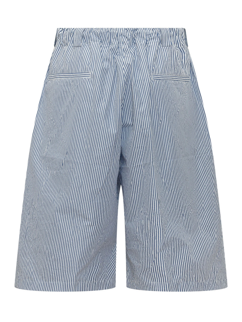 Blue Striped Shorts