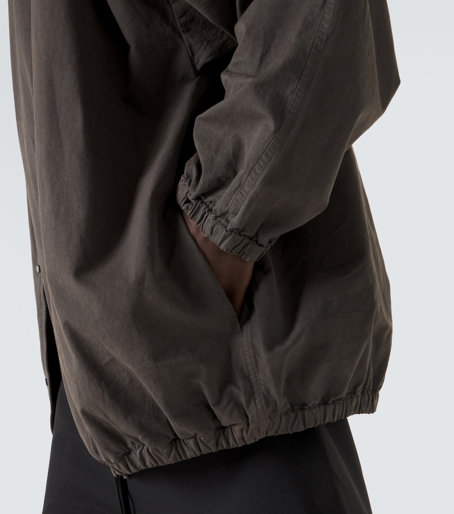 Cotton poplin overshirt