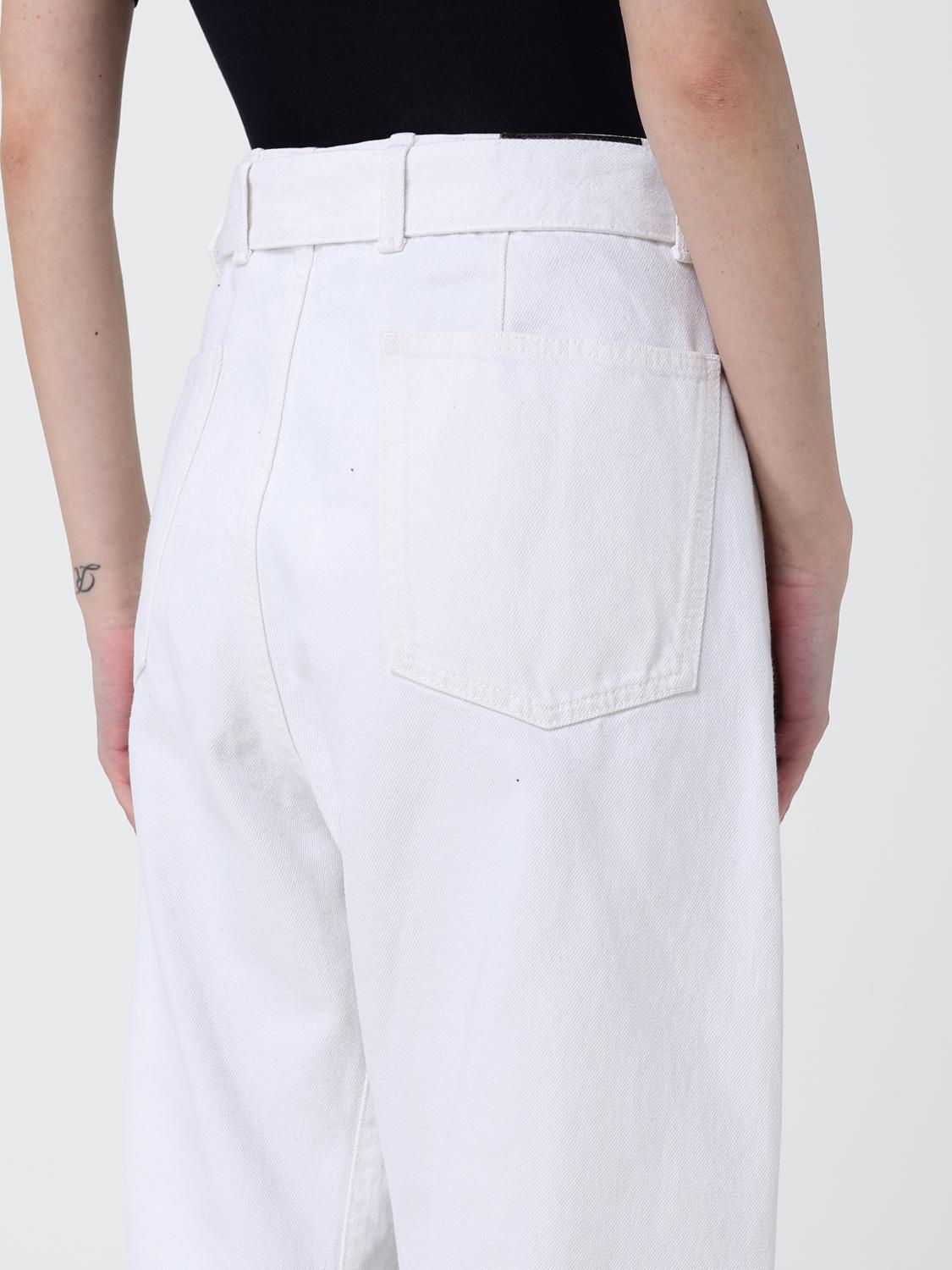 Jeans Woman color White