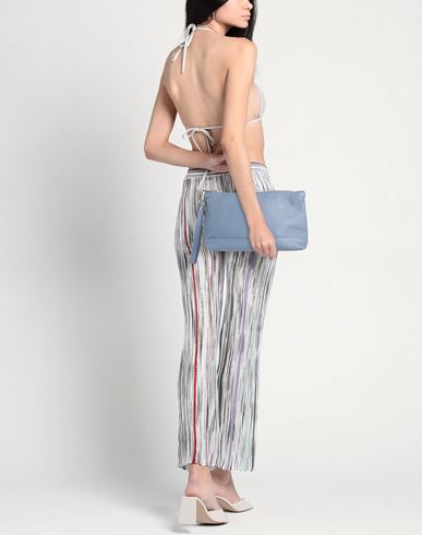 Woman Handbag Slate blue Size