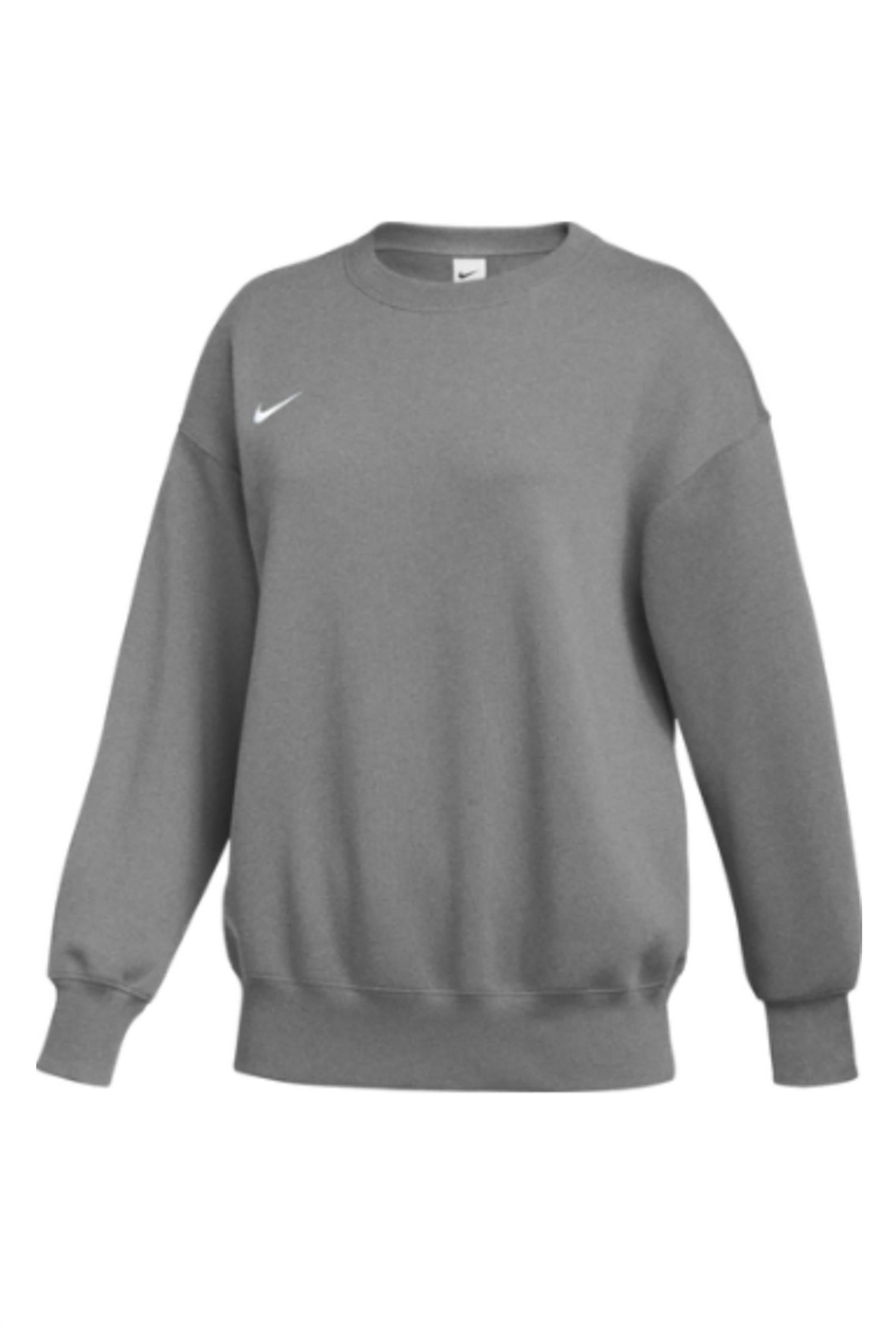 Women's Phoenix Fleece Crew Sweatshirt In Dark Heather Grey/white