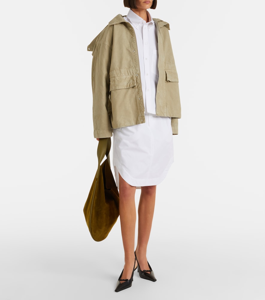 Oversized cotton shirt