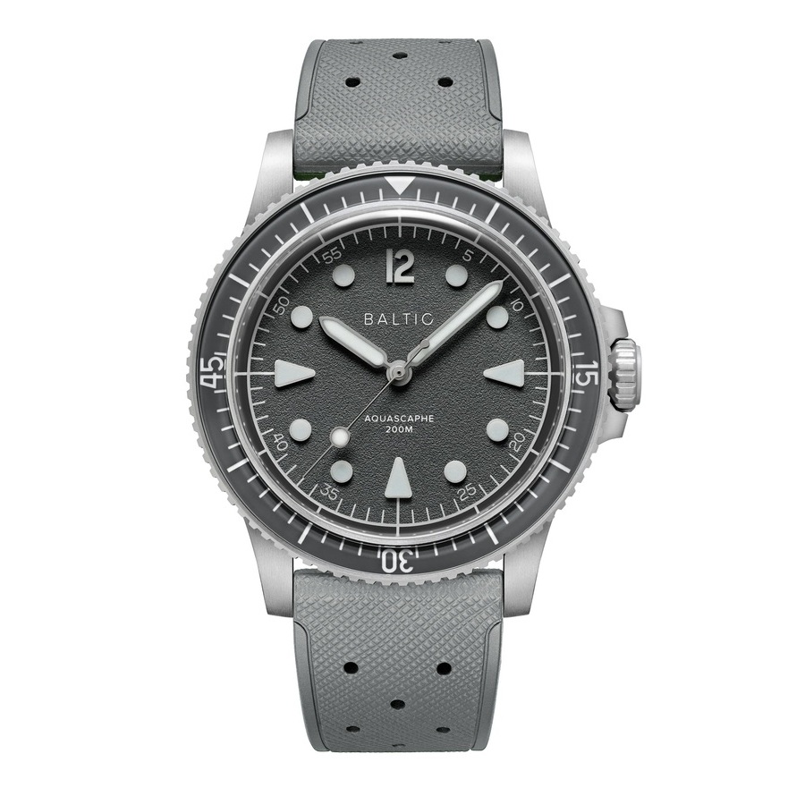 Aquascaphe Mk2 Automatic Grey Dial Mens Watch AQUAMK2GREY37